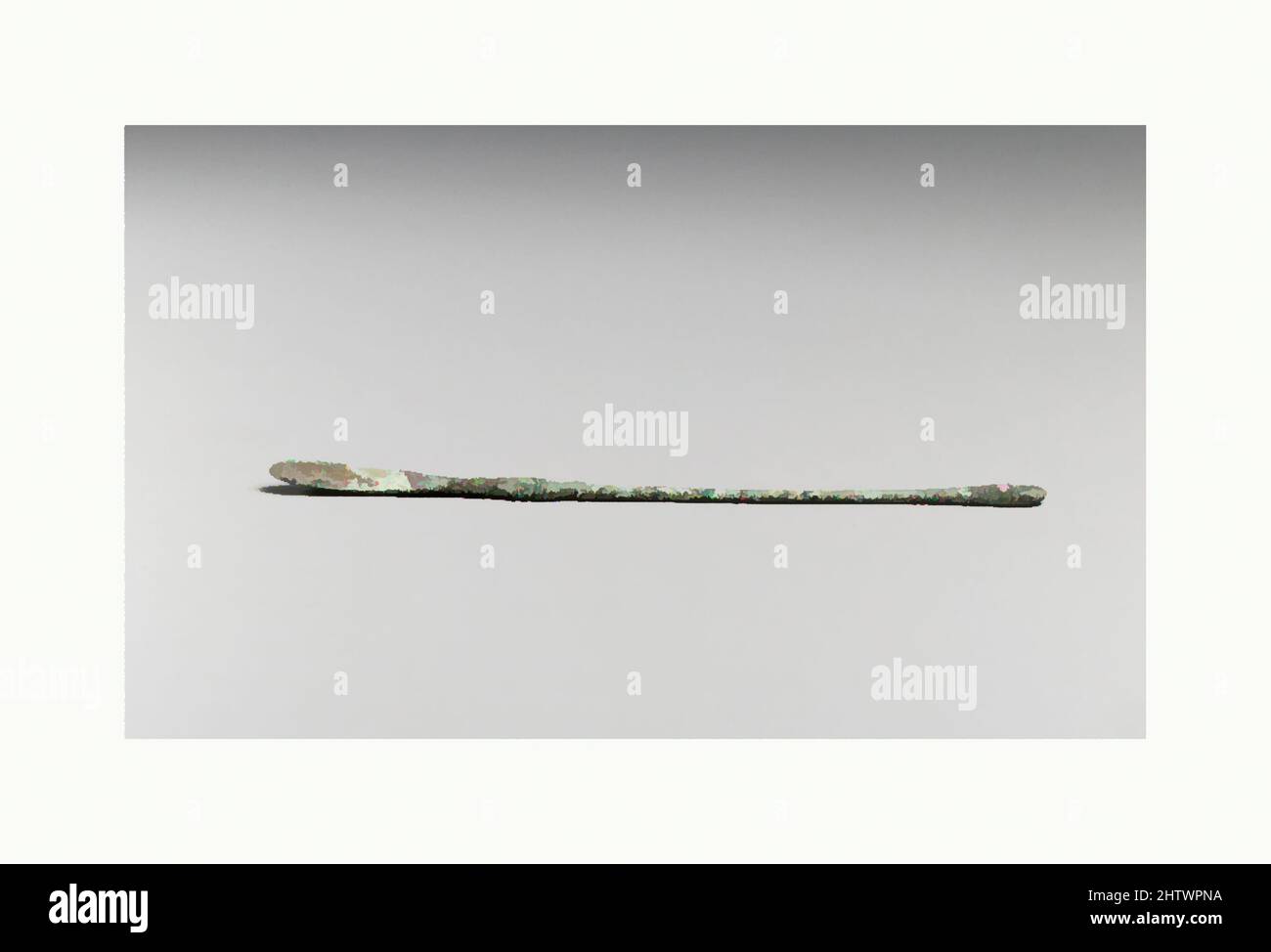 Kunst inspiriert von Spatel oder Kürette, Roman, Bronze, andere: 5 15/16 Zoll (15,1 cm), Bronzen, Classic Works modernisiert von Artotop mit einem Schuss Moderne. Formen, Farbe und Wert, auffällige visuelle Wirkung auf Kunst. Emotionen durch Freiheit von Kunstwerken auf zeitgemäße Weise. Eine zeitlose Botschaft, die eine wild kreative neue Richtung verfolgt. Künstler, die sich dem digitalen Medium zuwenden und die Artotop NFT erschaffen Stockfoto