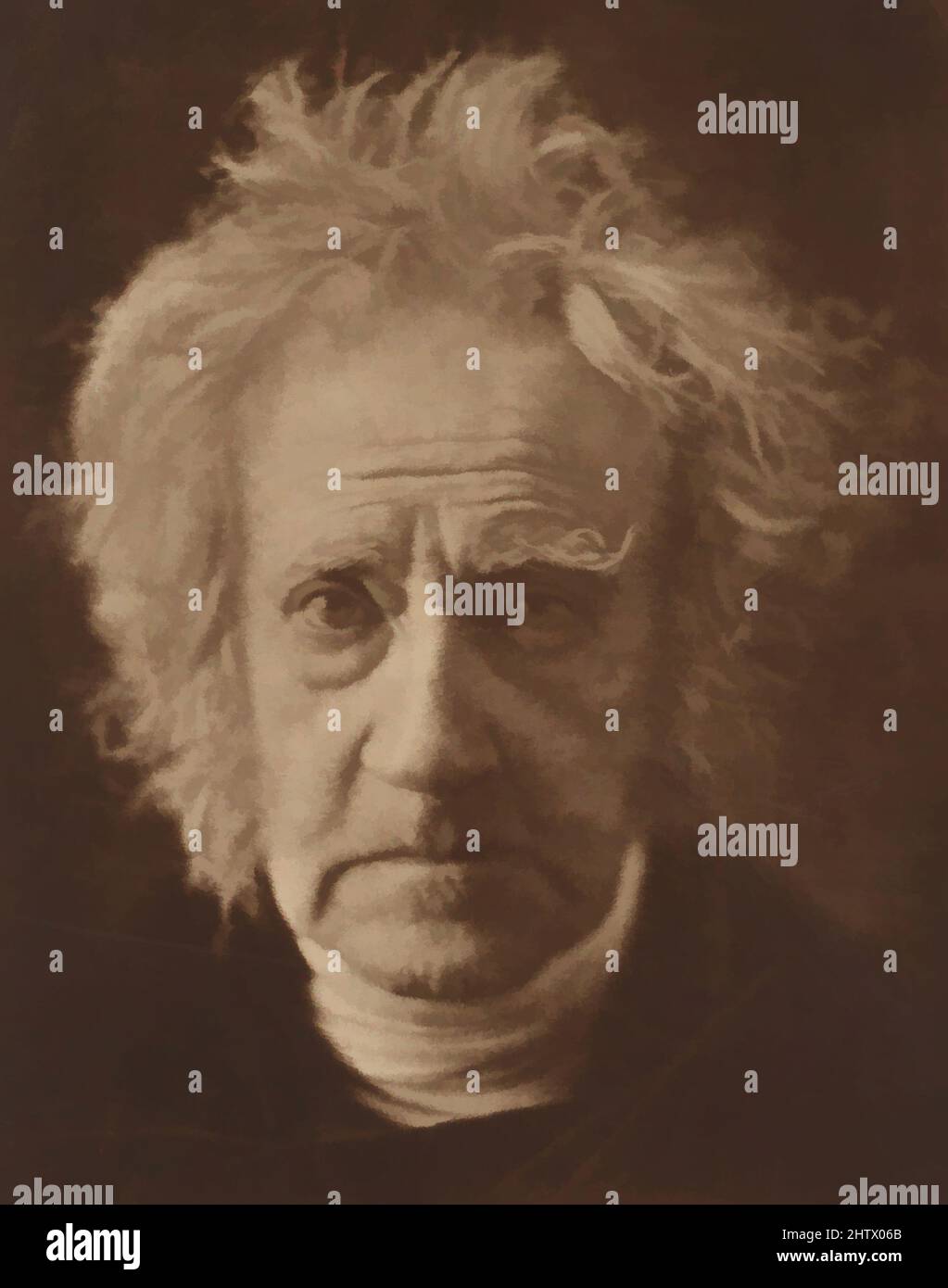 Art Inspired by Sir John Herschel, 1867, Carbon Print, Photographs, Julia Margaret Cameron (British (Born India), Kalkutta 1815–1879 Kalutara, Ceylon, Klassische Werke, die von Artotop mit einem Schuss Moderne modernisiert wurden. Formen, Farbe und Wert, auffällige visuelle Wirkung auf Kunst. Emotionen durch Freiheit von Kunstwerken auf zeitgemäße Weise. Eine zeitlose Botschaft, die eine wild kreative neue Richtung verfolgt. Künstler, die sich dem digitalen Medium zuwenden und die Artotop NFT erschaffen Stockfoto