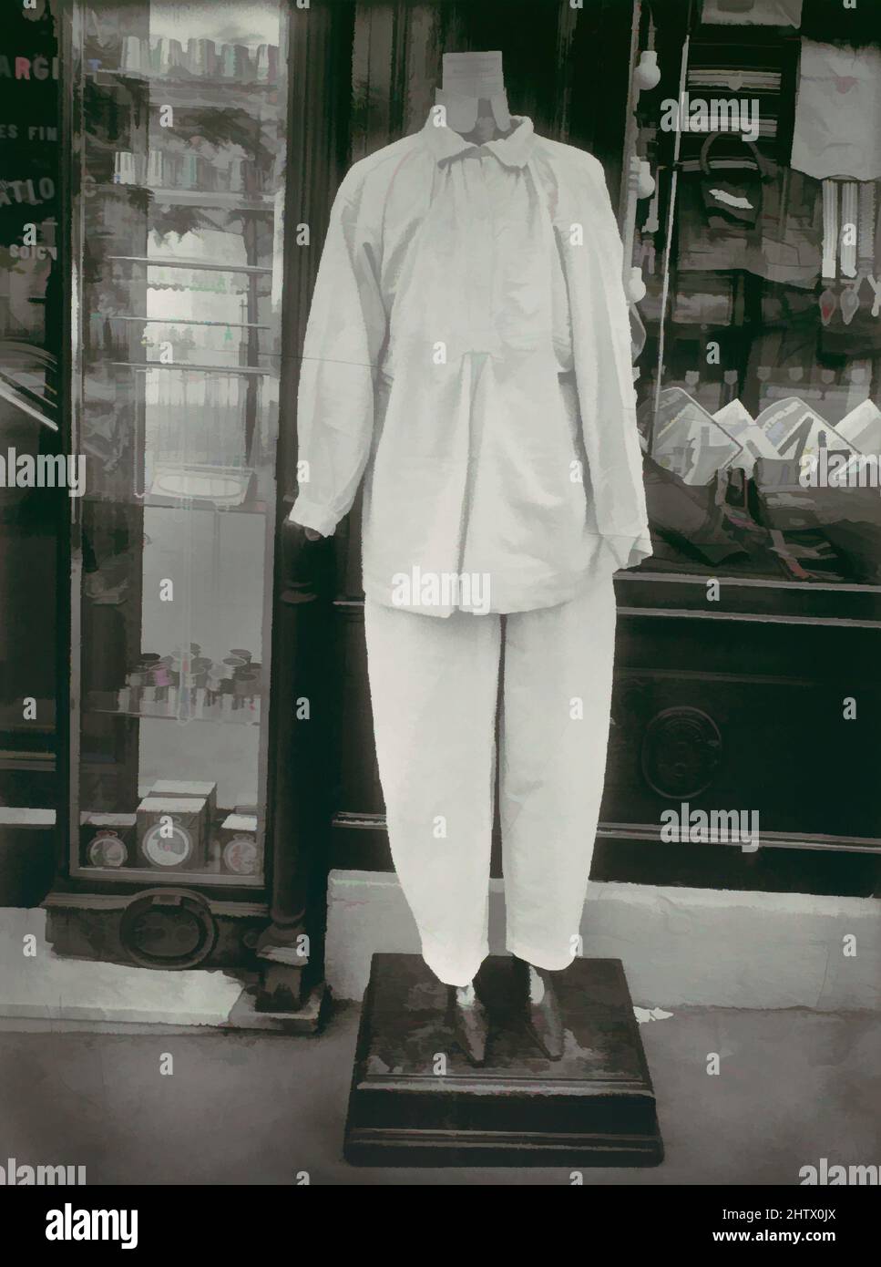 Von Mannequin inspirierte Kunst, 1926–27, gedruckt 1956, Silbergelatine-Druck, Fotografien, Eugène Atget (Französisch, Libourne 1857–1927 Paris, Klassische Werke, die von Artotop mit einem Schuss Moderne modernisiert wurden. Formen, Farbe und Wert, auffällige visuelle Wirkung auf Kunst. Emotionen durch Freiheit von Kunstwerken auf zeitgemäße Weise. Eine zeitlose Botschaft, die eine wild kreative neue Richtung verfolgt. Künstler, die sich dem digitalen Medium zuwenden und die Artotop NFT erschaffen Stockfoto