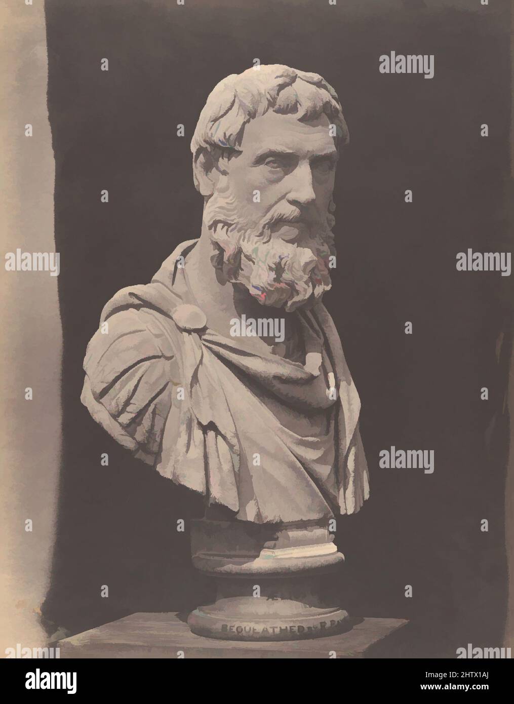 Kunst inspiriert von Aelius Caesar, 1854–58, gesalzener Papierdruck aus Glasnegativ, 36,8 x 29,2 cm (14 1/2 x 11 1/2 Zoll), Fotografien, Roger Fenton (British, 1819–1869, Klassische Werke, die von Artotop mit einem Schuss Moderne modernisiert wurden. Formen, Farbe und Wert, auffällige visuelle Wirkung auf Kunst. Emotionen durch Freiheit von Kunstwerken auf zeitgemäße Weise. Eine zeitlose Botschaft, die eine wild kreative neue Richtung verfolgt. Künstler, die sich dem digitalen Medium zuwenden und die Artotop NFT erschaffen Stockfoto