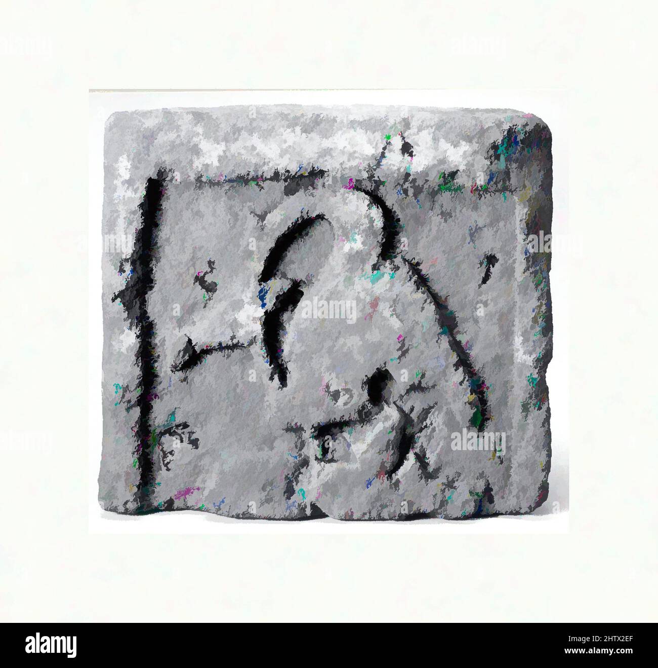 Kunst inspiriert von Relief, 16.. Jahrhundert (?), Mexiko, Mesoamerika, Mexiko, Stein, insgesamt: 15 x 17 x 5 3/4 Zoll (38,1 x 43,18 x 14,61 cm), Steinskulptur, Klassisches Werk, modernisiert von Artotop mit einem Schuss Modernität. Formen, Farbe und Wert, auffällige visuelle Wirkung auf Kunst. Emotionen durch Freiheit von Kunstwerken auf zeitgemäße Weise. Eine zeitlose Botschaft, die eine wild kreative neue Richtung verfolgt. Künstler, die sich dem digitalen Medium zuwenden und die Artotop NFT erschaffen Stockfoto