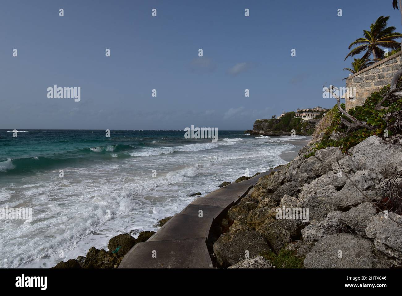 Crane Beach, Barbados Stockfoto