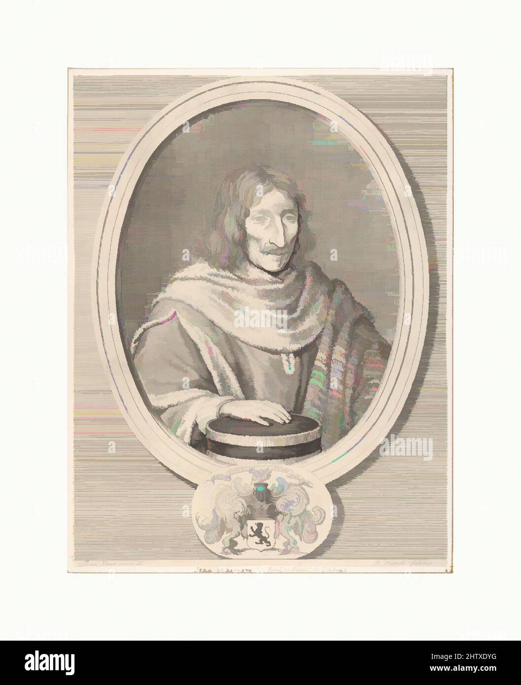 Kunst inspiriert von Jean de Mesgrigny, ca. 1652, Gravieren, Blatt: 13 x 9 15/16 Zoll (33 x 25,2 cm), Drucke, Robert Nanteuil (Französisch, Reims 1623–1678 Paris), After Jean Daret (Französisch, Brüssel 1613/15–1668 Aix-en-Provence, Klassische Werke, die von Artotop mit einem Schuss Moderne modernisiert wurden. Formen, Farbe und Wert, auffällige visuelle Wirkung auf Kunst. Emotionen durch Freiheit von Kunstwerken auf zeitgemäße Weise. Eine zeitlose Botschaft, die eine wild kreative neue Richtung verfolgt. Künstler, die sich dem digitalen Medium zuwenden und die Artotop NFT erschaffen Stockfoto