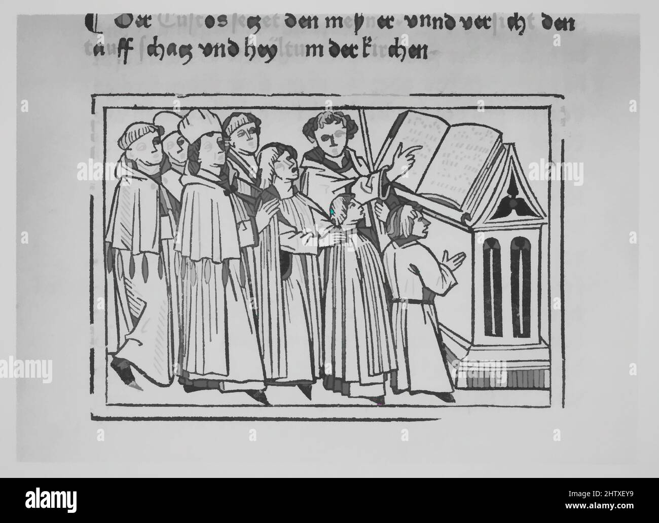 Art inspired by der Spiegel des menschlichen lebens, July 23, 1479, Holzschnitte, Overall: 11 9/16 x 7 9/16 x 2 1/4 in. (29,3 x 19,2 x 5,7 cm), Bücher, Klassisches Werk von Artotop mit einem Schuss Moderne modernisiert. Formen, Farbe und Wert, auffällige visuelle Wirkung auf Kunst. Emotionen durch Freiheit von Kunstwerken auf zeitgemäße Weise. Eine zeitlose Botschaft, die eine wild kreative neue Richtung verfolgt. Künstler, die sich dem digitalen Medium zuwenden und die Artotop NFT erschaffen Stockfoto