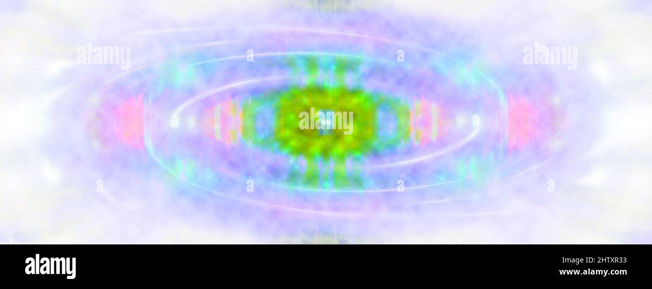 Ein abstraktes psychedelisches Burst-Shape-Hintergrundbild. Stockfoto