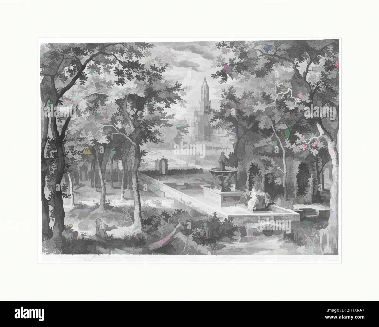 Kunst inspiriert von Susanna und den Ältesten, Gravur; erster Zustand von drei, Blatt: 15 1/16 x 20 1/4 Zoll (38,3 x 51,5 cm), Drucke, Jan van Londerseel (Niederländisch, Antwerpen 1570–1624 Rotterdam), After David Vinckboons (Niederländisch, Mechelen 1576–1629 Amsterdam, Klassische Werke, die von Artotop mit einem Schuss Moderne modernisiert wurden. Formen, Farbe und Wert, auffällige visuelle Wirkung auf Kunst. Emotionen durch Freiheit von Kunstwerken auf zeitgemäße Weise. Eine zeitlose Botschaft, die eine wild kreative neue Richtung verfolgt. Künstler, die sich dem digitalen Medium zuwenden und die Artotop NFT erschaffen Stockfoto