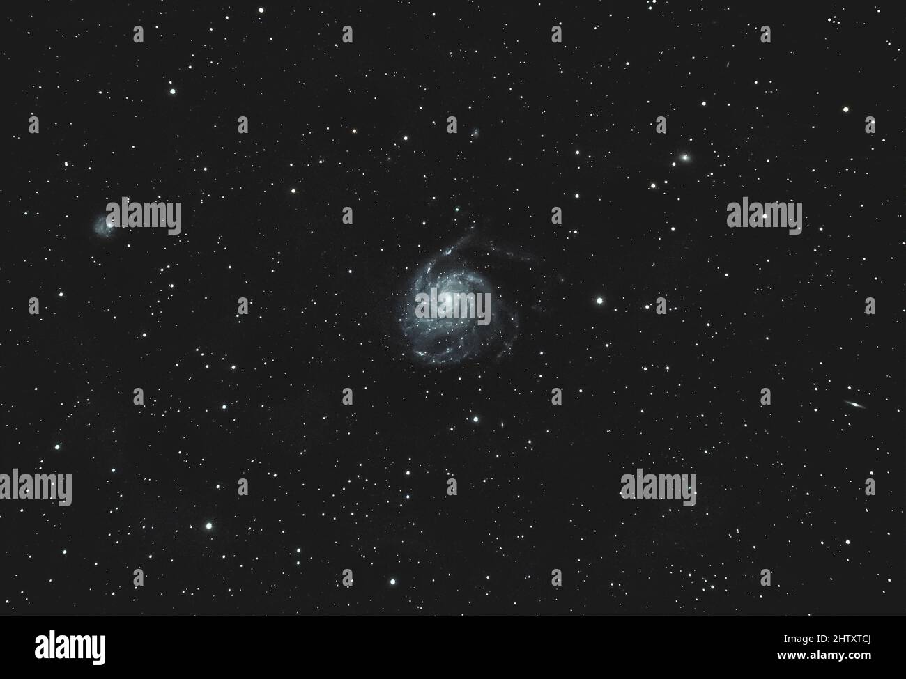 Messier 101, NGC 5457, Pinwheel Galaxy oder Firewheel Galaxy, Deutschland Stockfoto