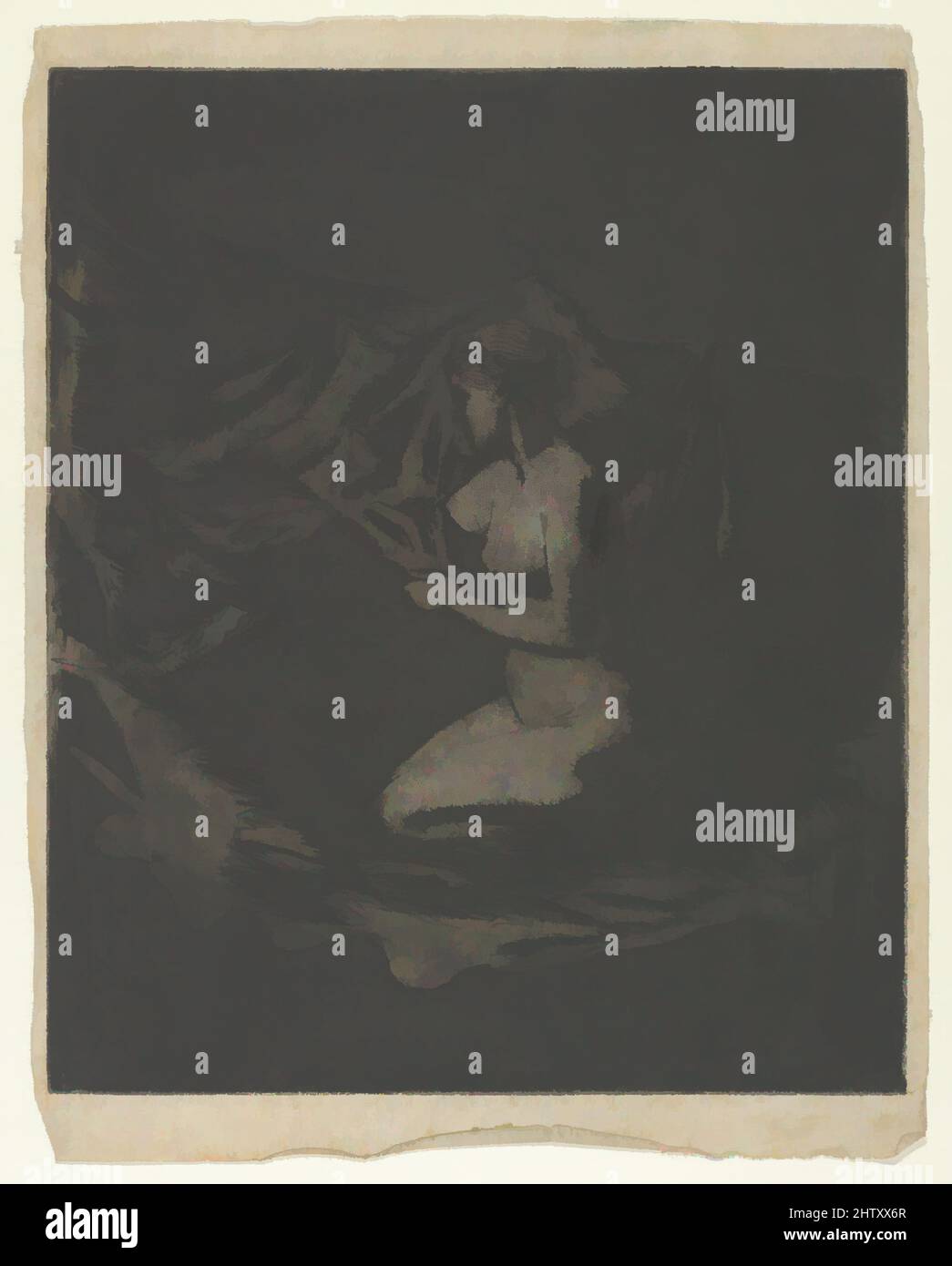 Art Inspired by Embers Glow, 1890–97, Farbradierung; erster Zustand von drei, Bild: 9 15/16 x 8 3/8 Zoll (25,3 x 21,2 cm), Drucke, von Artotop modernisierte Klassiker mit einem Schuss Moderne. Formen, Farbe und Wert, auffällige visuelle Wirkung auf Kunst. Emotionen durch Freiheit von Kunstwerken auf zeitgemäße Weise. Eine zeitlose Botschaft, die eine wild kreative neue Richtung verfolgt. Künstler, die sich dem digitalen Medium zuwenden und die Artotop NFT erschaffen Stockfoto