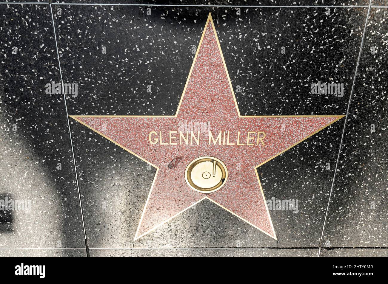 Walk of Fame, GLENN MILLER, Hollywood Boulevard, Los Angeles, Kalifornien, USA Stockfoto