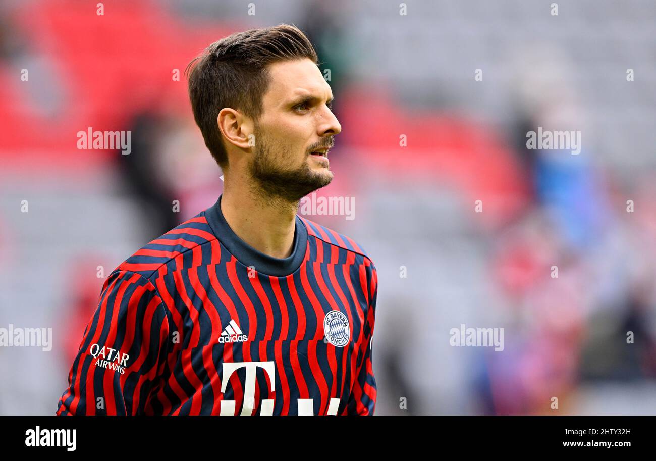 Torwart Sven Ulreich FC Bayern München FCB, Allianz Arena, München, Bayern, Deutschland Stockfoto