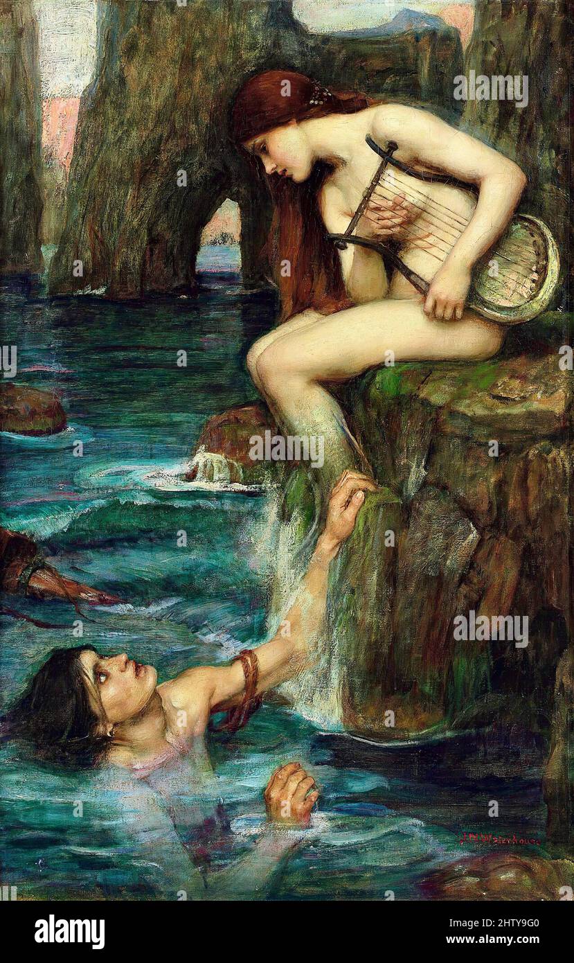 John William Waterhouse - The Siren - 1900 Stockfoto