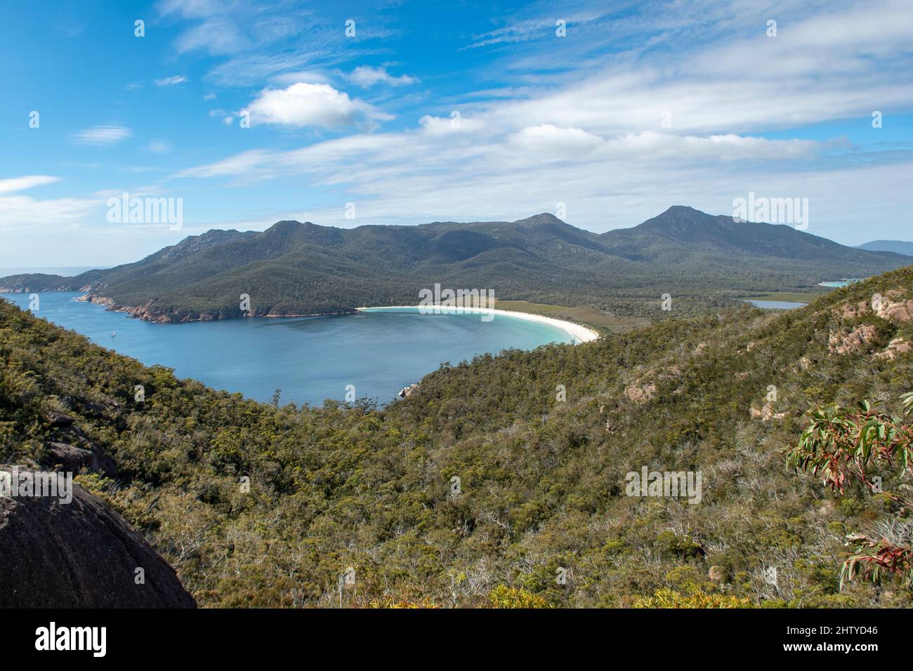 Wineglass Bay, Freycinet Peninsula, Tasmanien, Australien Stockfoto