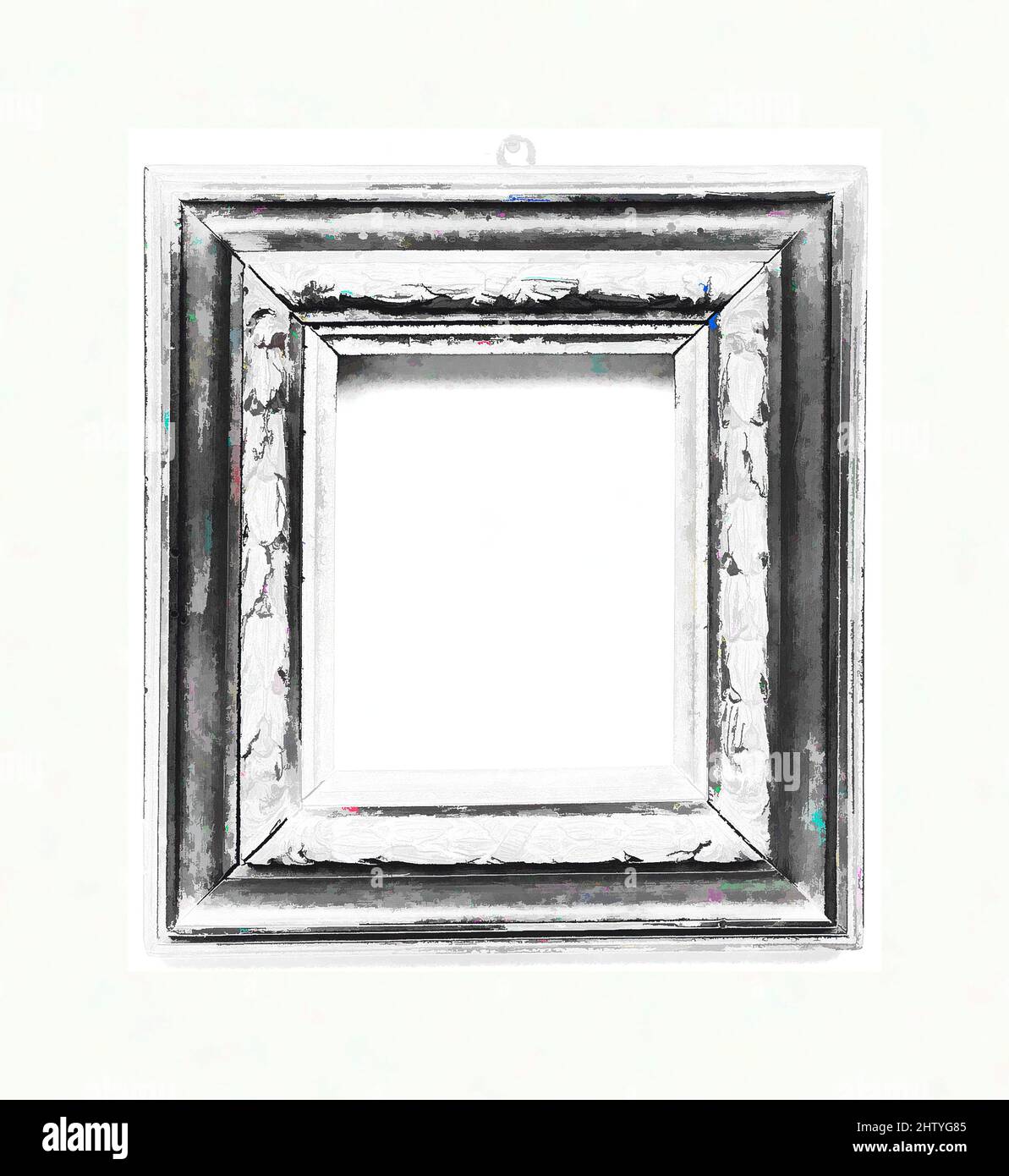 Kunst inspiriert von Cassetta Rahmen, Ende 18. Jahrhundert, Italienisch, Rom (?), Pappel halbgeläppter Rückrahmen mit Perlholzoberleisten., 22,3 x 20, 11,4 x 9,3, 12,4 x 10,1 cm., Rahmen, Klassische Werke, die von Artotop mit einem Schuss Moderne modernisiert wurden. Formen, Farbe und Wert, auffällige visuelle Wirkung auf Kunst. Emotionen durch Freiheit von Kunstwerken auf zeitgemäße Weise. Eine zeitlose Botschaft, die eine wild kreative neue Richtung verfolgt. Künstler, die sich dem digitalen Medium zuwenden und die Artotop NFT erschaffen Stockfoto