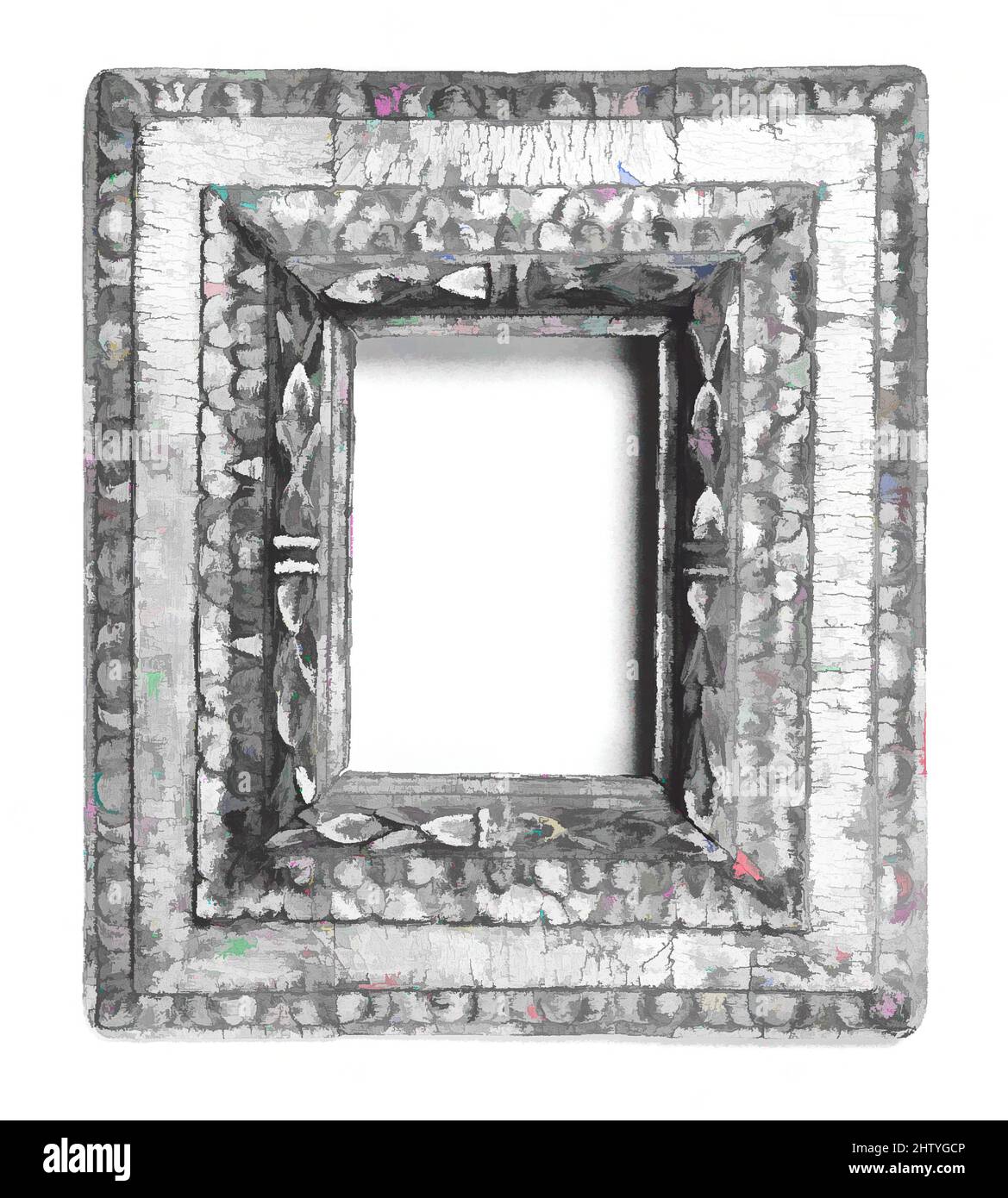 Kunst inspiriert von Reverse Frame, ca. 1640, Italienisch, Neapel, Pappel, 28 x 23,9, 12,3 x 8,5, 13,6 x 9,5 cm., Rahmen, Klassisches Werk, modernisiert von Artotop mit einem Schuss Moderne. Formen, Farbe und Wert, auffällige visuelle Wirkung auf Kunst. Emotionen durch Freiheit von Kunstwerken auf zeitgemäße Weise. Eine zeitlose Botschaft, die eine wild kreative neue Richtung verfolgt. Künstler, die sich dem digitalen Medium zuwenden und die Artotop NFT erschaffen Stockfoto
