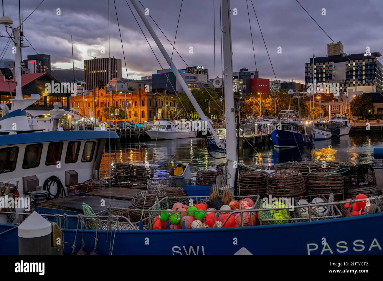 Victoria Dock, Hobart, Tasmanien, Australien Stockfoto