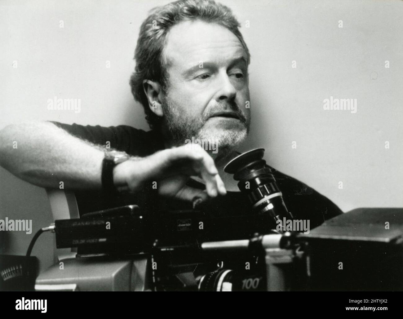 Der englische Regisseur Ridley Scott während der Dreharbeiten zum Film G.I. Jane, USA 1997 Stockfoto