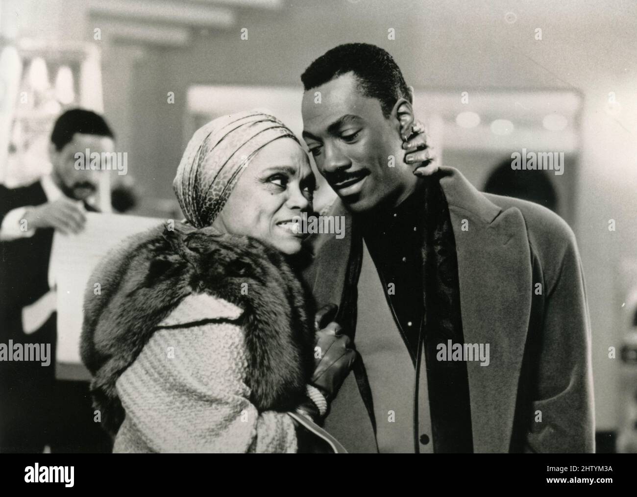 Der amerikanische Schauspieler Eddie Murphy und die Schauspielerin