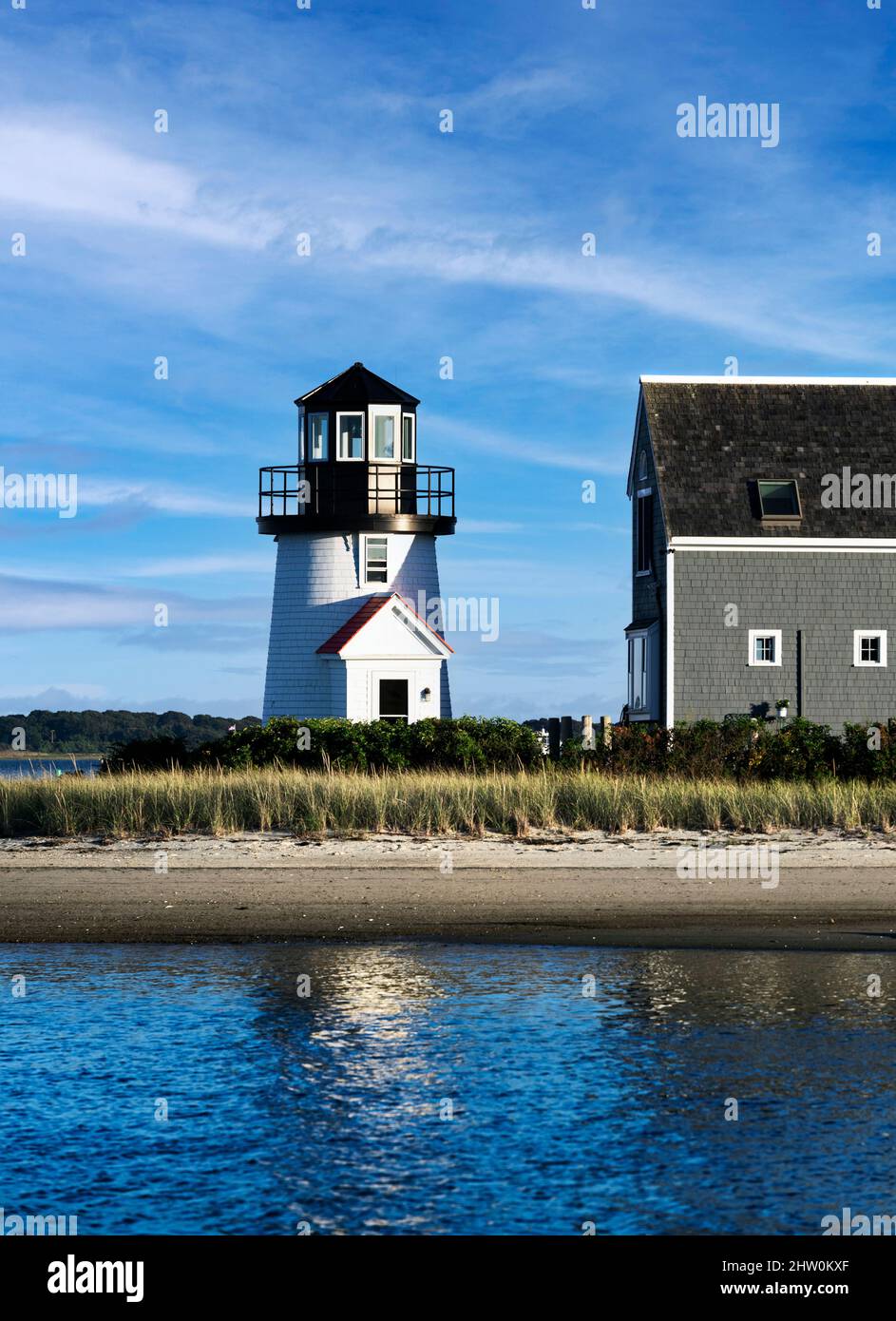 Hyannis Lighthouse, Hyannis, Cape Cod, USA. Stockfoto