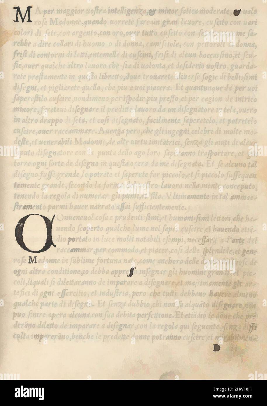 Art inspired by Essempio di recami, Seite 26 (recto), 1530, Holzschnitt, insgesamt: 7 13/16 x 6 3/16 x 3/8 Zoll (19,8 x 15,7 x 1 cm), geschrieben von Giovanni Antonio Tagliente, italienisch, Venedig ca. 1465-1527 Venedig, herausgegeben von Giovanantonio e i fratelli da Sabbio Venice. Schlussbemerkungen (, Klassisches Werk, das von Artotop mit einem Schuss Moderne modernisiert wurde. Formen, Farbe und Wert, auffällige visuelle Wirkung auf Kunst. Emotionen durch Freiheit von Kunstwerken auf zeitgemäße Weise. Eine zeitlose Botschaft, die eine wild kreative neue Richtung verfolgt. Künstler, die sich dem digitalen Medium zuwenden und die Artotop NFT erschaffen Stockfoto