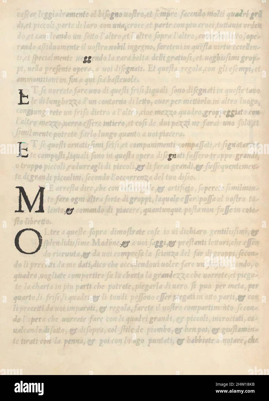 Art inspired by Essempio di recami, Seite 27 (verso), 1530, Holzschnitt, insgesamt: 7 13/16 x 6 3/16 x 3/8 Zoll (19,8 x 15,7 x 1 cm), geschrieben von Giovanni Antonio Tagliente, italienisch, Venedig ca. 1465-1527 Venedig, herausgegeben von Giovanantonio e i fratelli da Sabbio Venice. Schlussbemerkungen (, Klassisches Werk, das von Artotop mit einem Schuss Moderne modernisiert wurde. Formen, Farbe und Wert, auffällige visuelle Wirkung auf Kunst. Emotionen durch Freiheit von Kunstwerken auf zeitgemäße Weise. Eine zeitlose Botschaft, die eine wild kreative neue Richtung verfolgt. Künstler, die sich dem digitalen Medium zuwenden und die Artotop NFT erschaffen Stockfoto