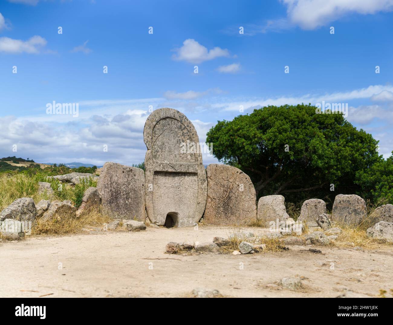 Tomba dei Giganti, Sardinien, Italien, Europa. Stockfoto