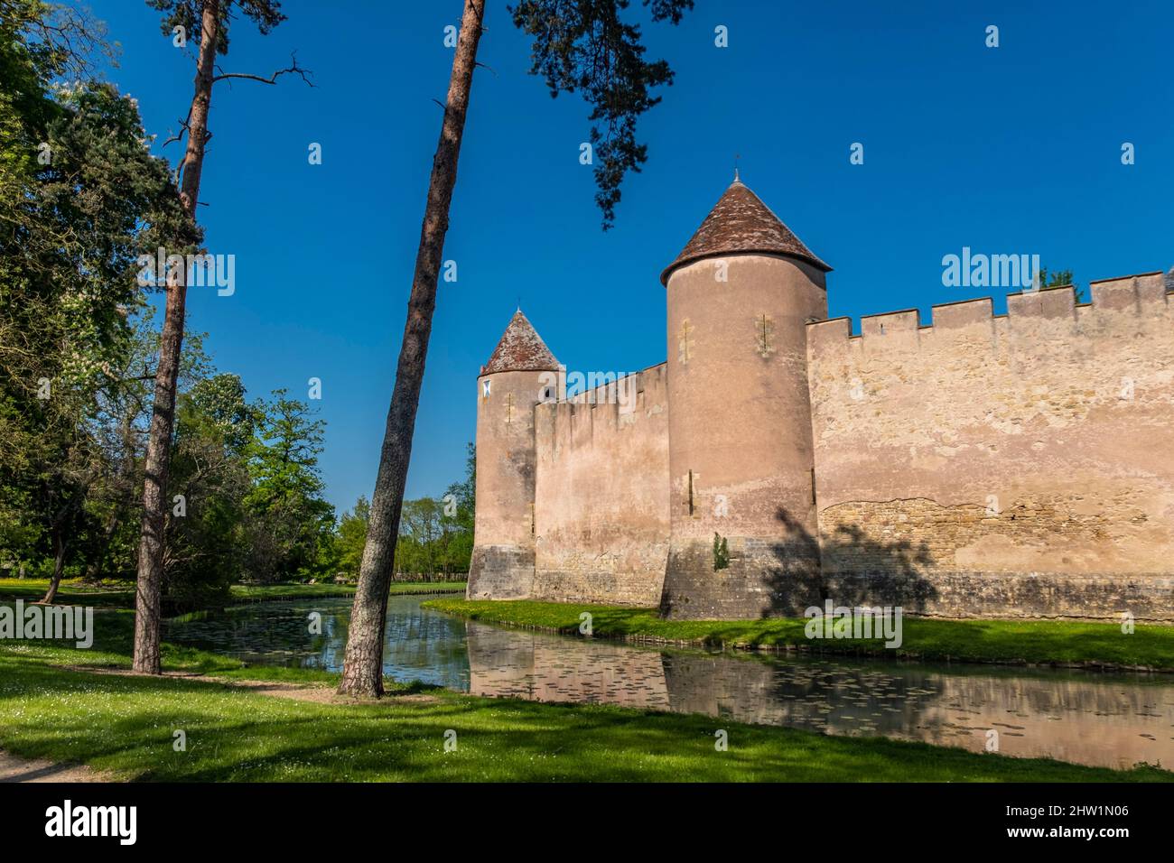 Frankreich, Cher, Berry, Schloss Ainay le Vieil, die Straße von Jacques Coeur Stockfoto