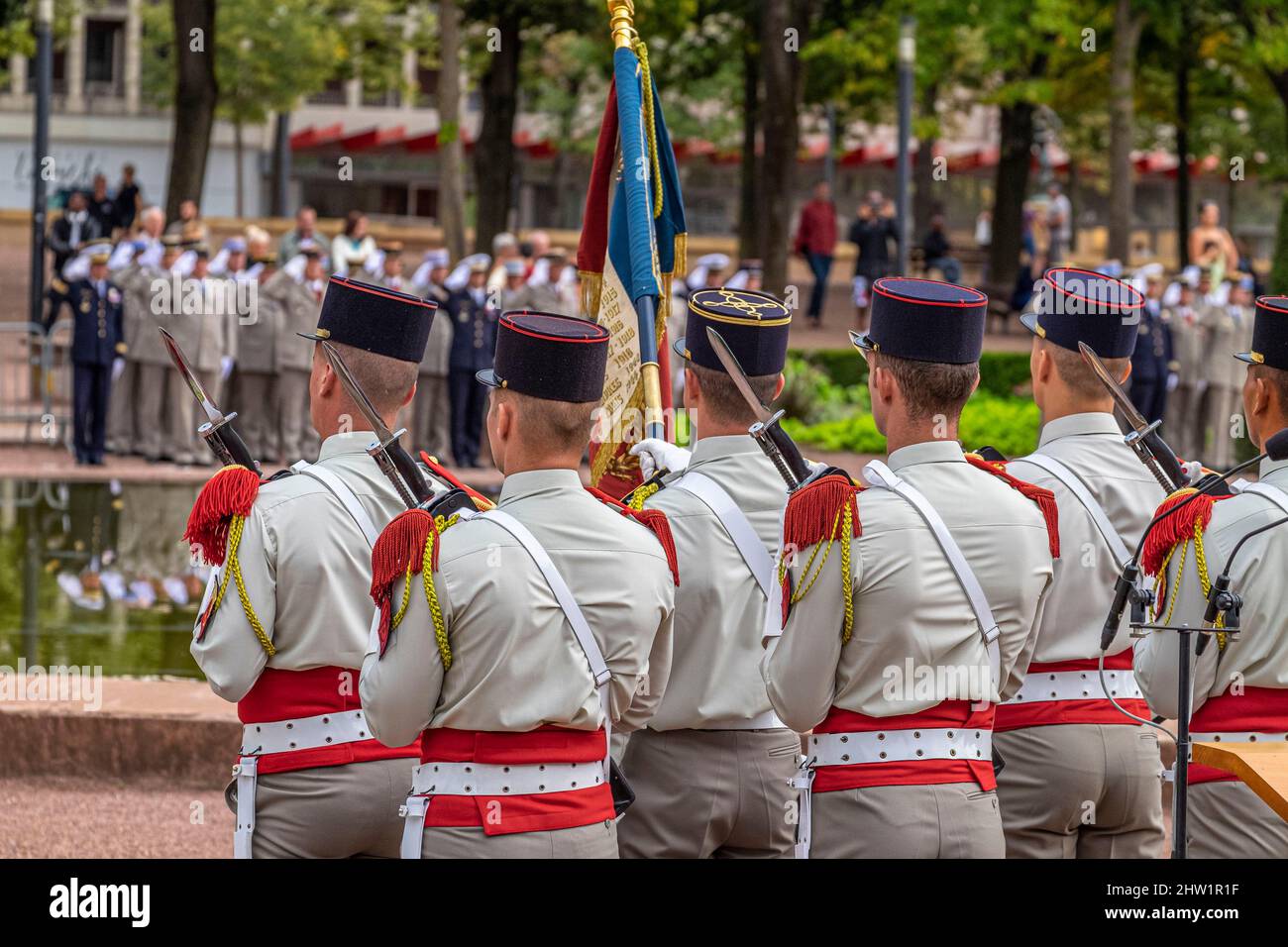 Frankreich, Moselle, Metz, Uniformen der französischen Armee Stockfoto
