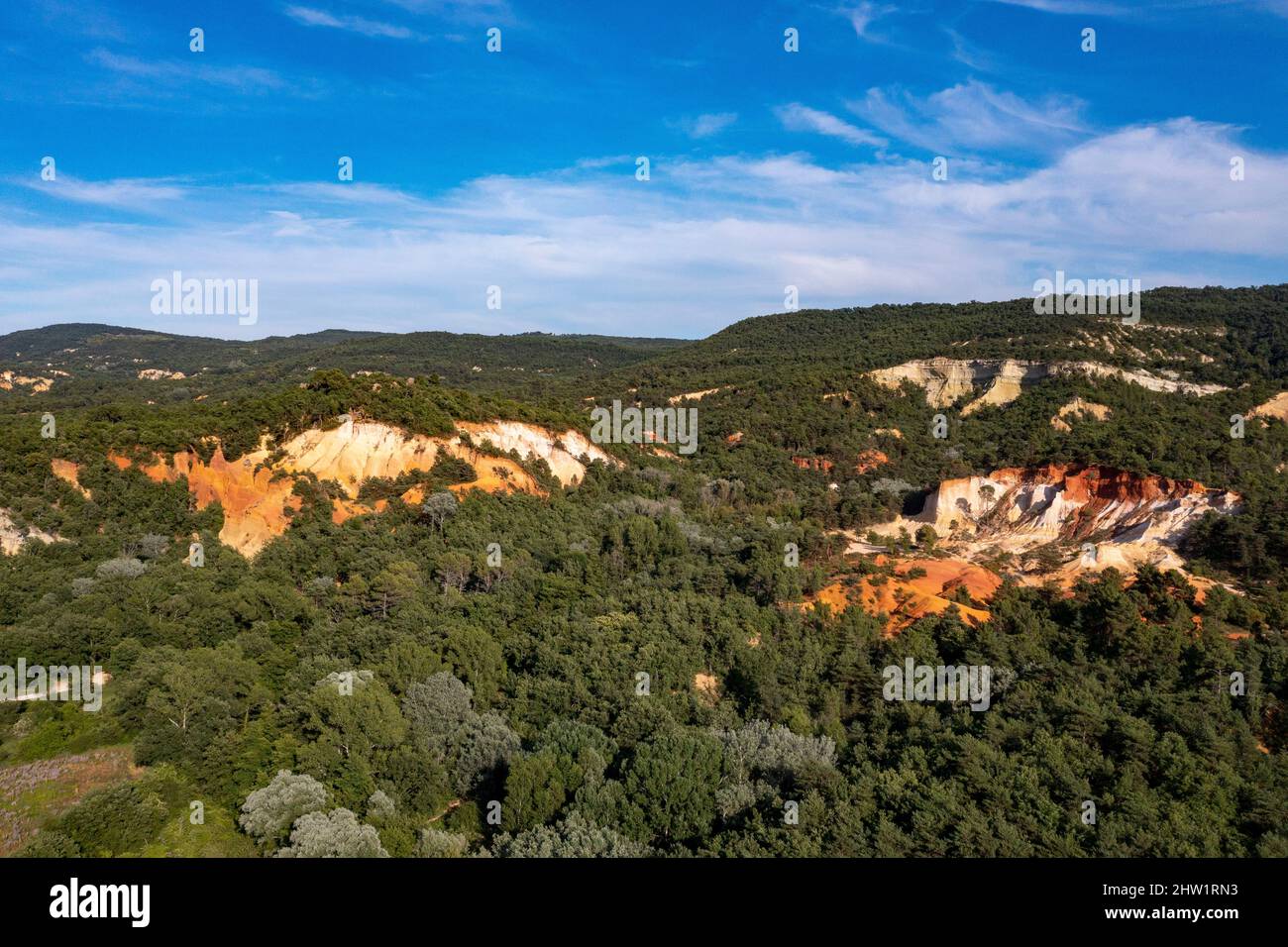 Frankreich, Vaucluse, der provenzalische Colorado von Rustrel Stockfoto