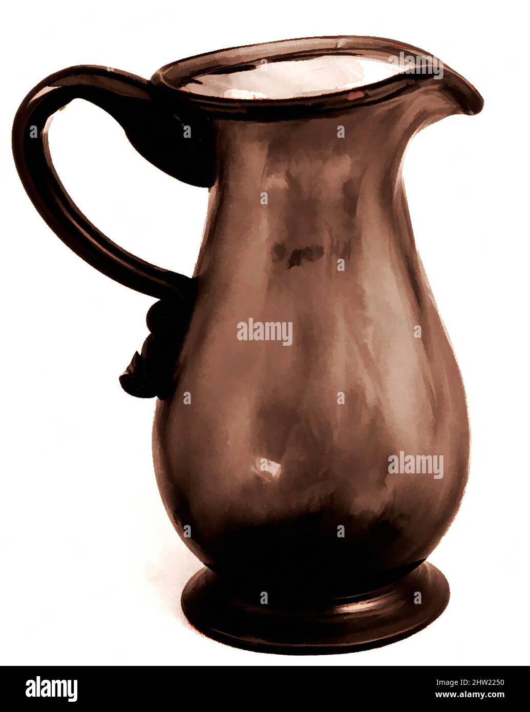 Art Inspired by Creamer, 1780–1820, wahrscheinlich Made in England, britisches, wahrscheinlich geblasenes, mustergeformtes Bleiblauglas, H. 5 Zoll (12,7 cm), Glas, Classic Works modernisiert von Artotop mit einem Schuss Modernität. Formen, Farbe und Wert, auffällige visuelle Wirkung auf Kunst. Emotionen durch Freiheit von Kunstwerken auf zeitgemäße Weise. Eine zeitlose Botschaft, die eine wild kreative neue Richtung verfolgt. Künstler, die sich dem digitalen Medium zuwenden und die Artotop NFT erschaffen Stockfoto Art Inspired by Creamer, 1780–1820, wahrscheinlich Made in England, britisches, wahrscheinlich geblasenes, mustergeformtes Bleiblauglas, H. 5 Zoll (12,7 cm), Glas, Classic Works modernisiert von Artotop mit einem Schuss Modernität. Formen, Farbe und Wert, auffällige visuelle Wirkung auf Kunst. Emotionen durch Freiheit von Kunstwerken auf zeitgemäße Weise. Eine zeitlose Botschaft, die eine wild kreative neue Richtung verfolgt. Künstler, die sich dem digitalen Medium zuwenden und die Artotop NFT erschaffen Stockfoto