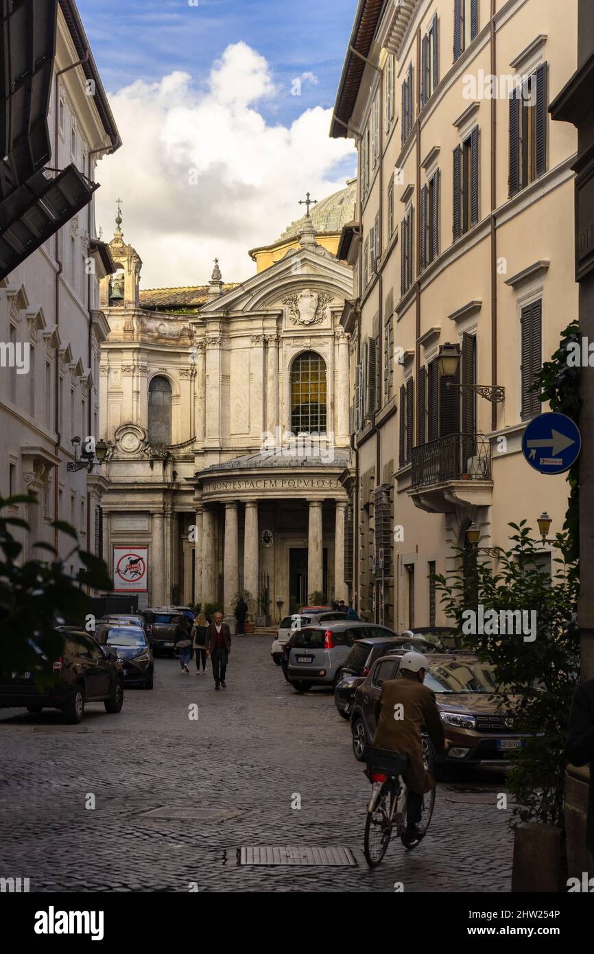 Barockes Rom, Santa Maria della Pace, Rom Stockfoto