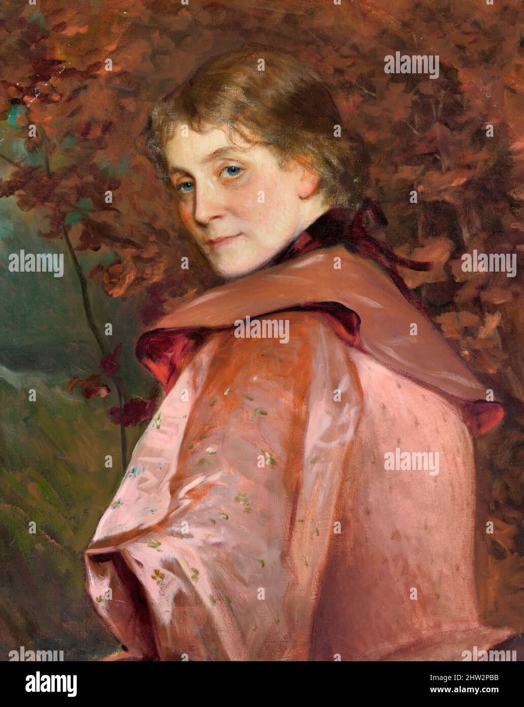 Die amerikanische Autorin und Aktivistin Mary Foote Henderson (1842-1931) von Jean Joseph Benjamin-Constant, Öl auf Leinwand, 1895 Stockfoto