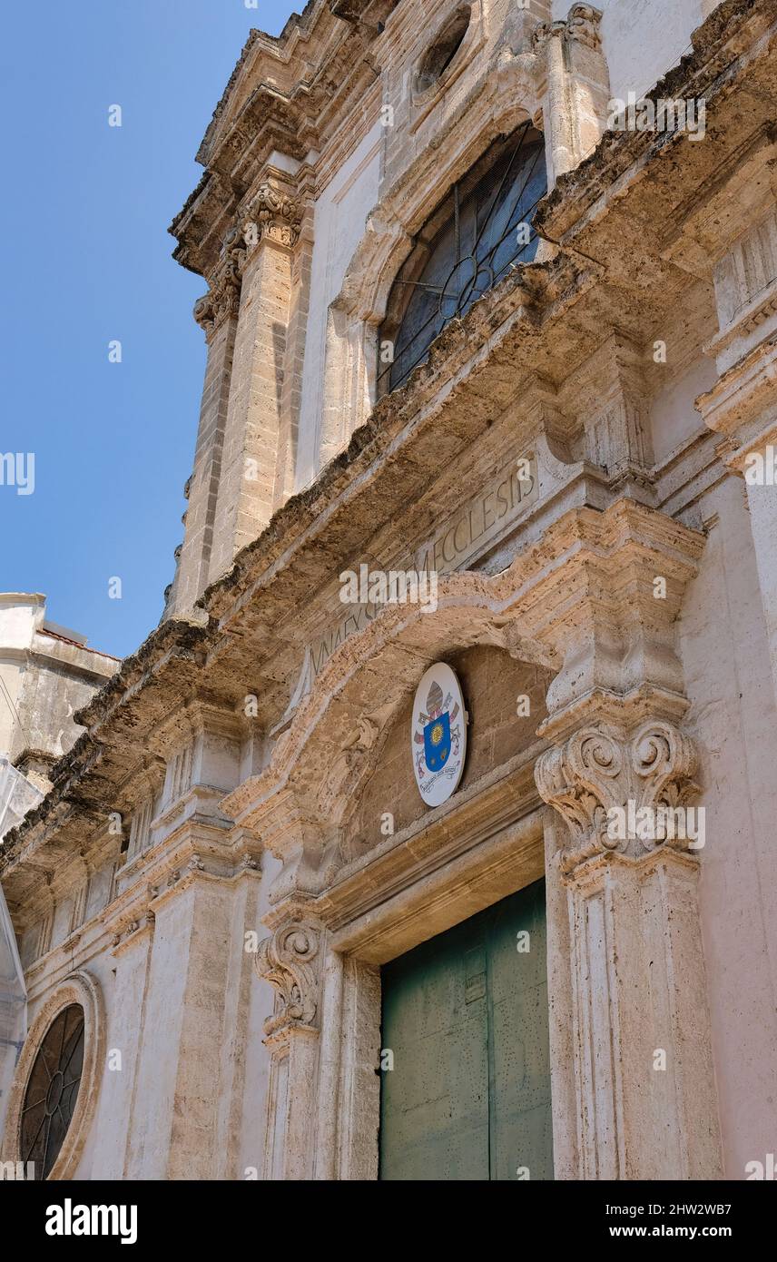 Die Kathedrale die Basilika Maria Santissima Assunta (Kathedrale von Nardò) ist die Hauptkirche der Stadt Nardò Stockfoto