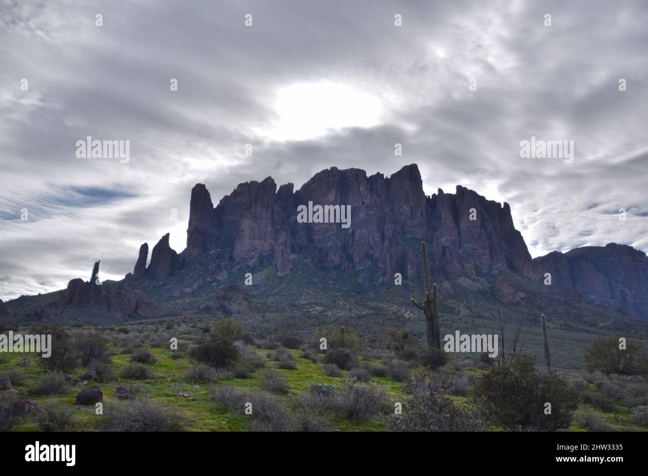 Flatiron Peak Stockfoto