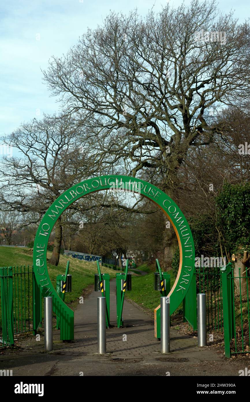 Marlborough House Community Park, Stechford, Birmingham, Großbritannien Stockfoto