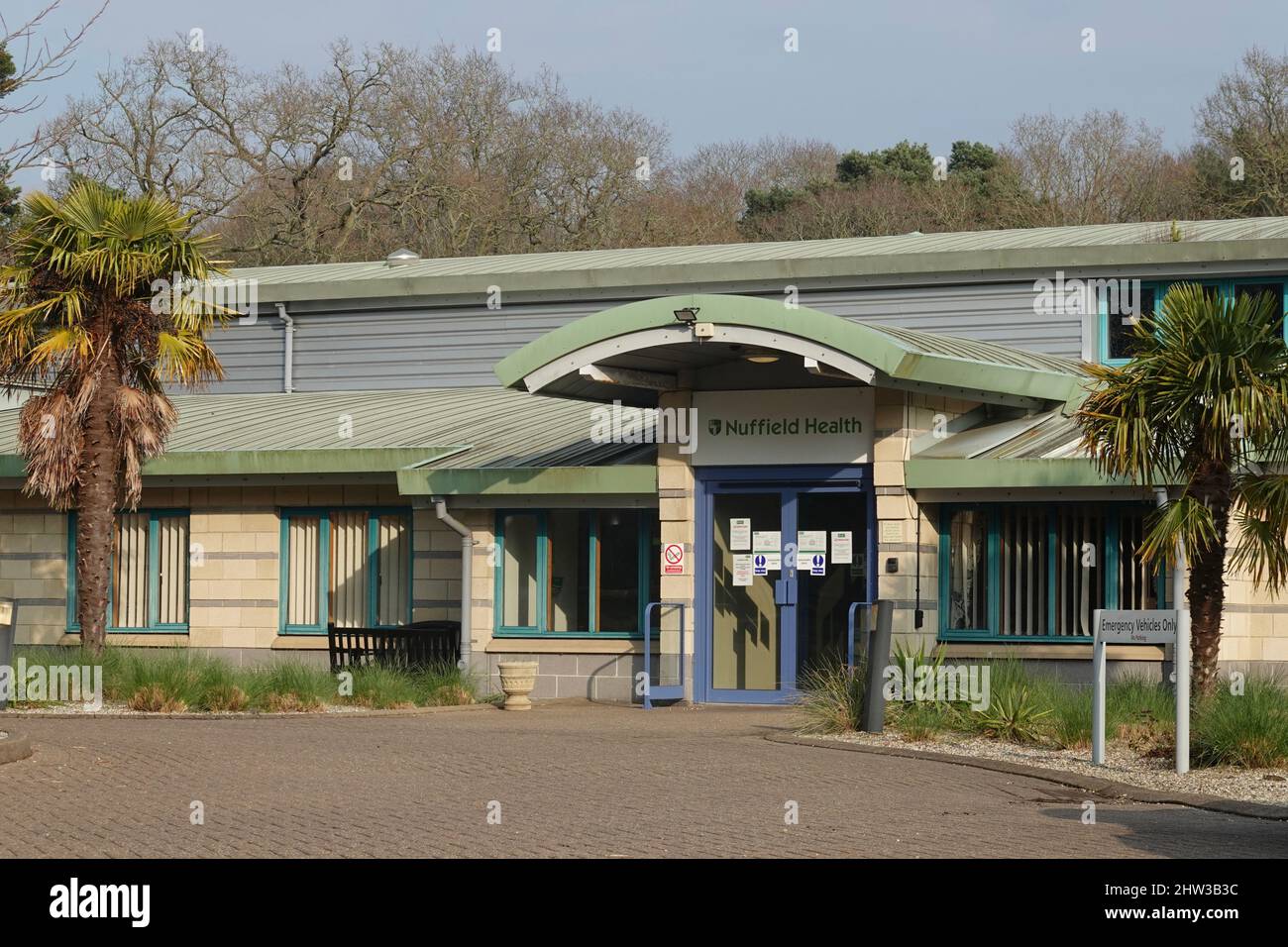 Ipswich, Suffolk, Großbritannien - 3. März 2022: Nuffield Health Privatkrankenhaus. Stockfoto
