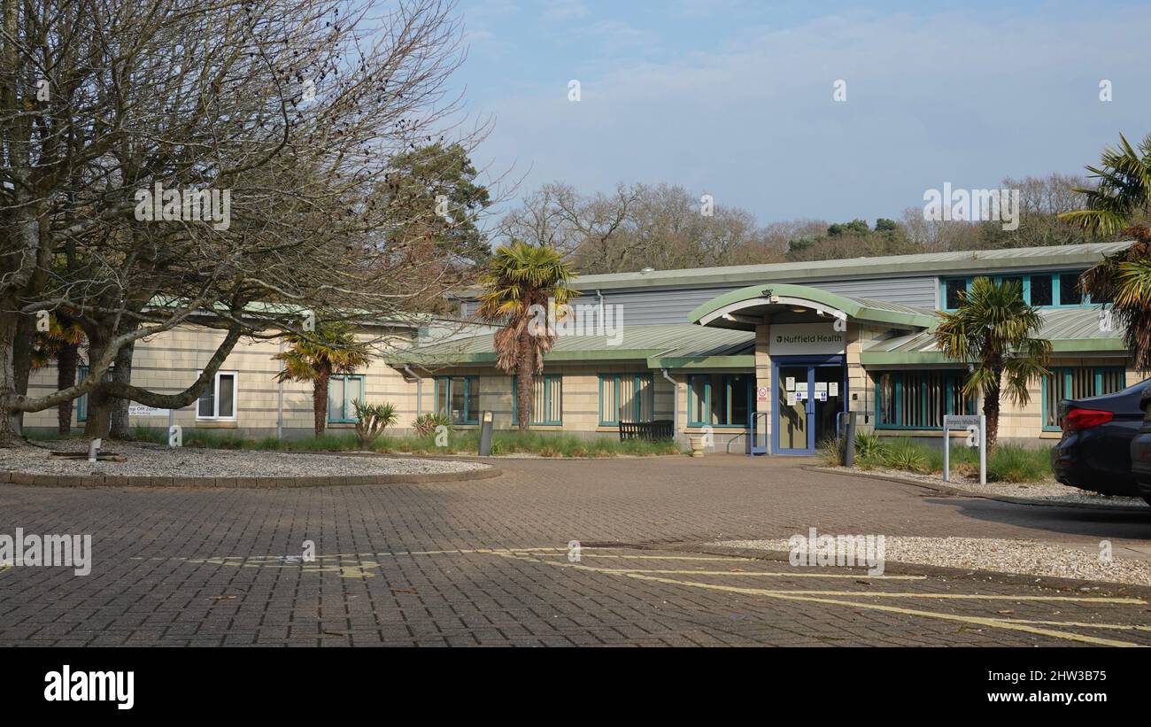 Ipswich, Suffolk, Großbritannien - 3. März 2022: Nuffield Health Privatkrankenhaus. Stockfoto