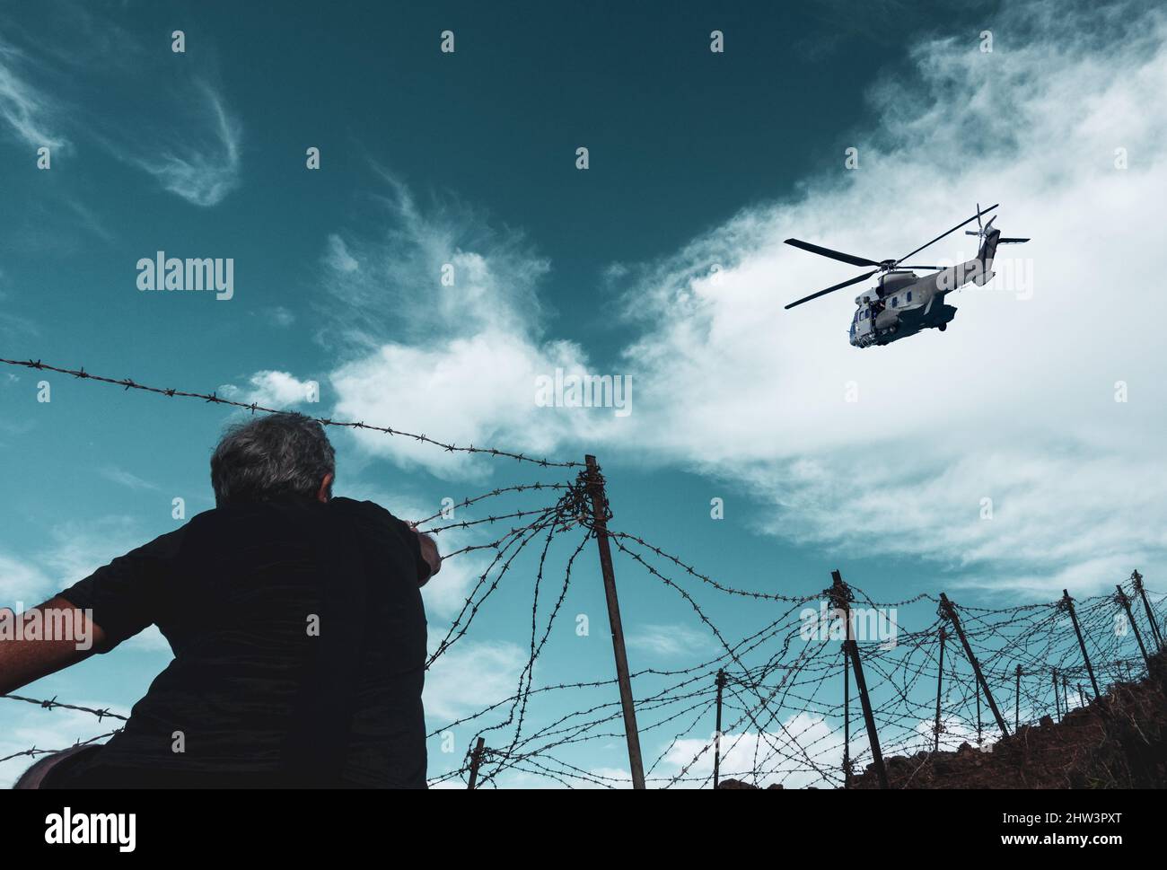 Energiekrise, Russland, Ukraine-Konflikt, Nord Stream 2, Europa, Russisches Gas, Flüchtlinge, Energiekrise, EU, Europa, Krieg... Konzept Stockfoto