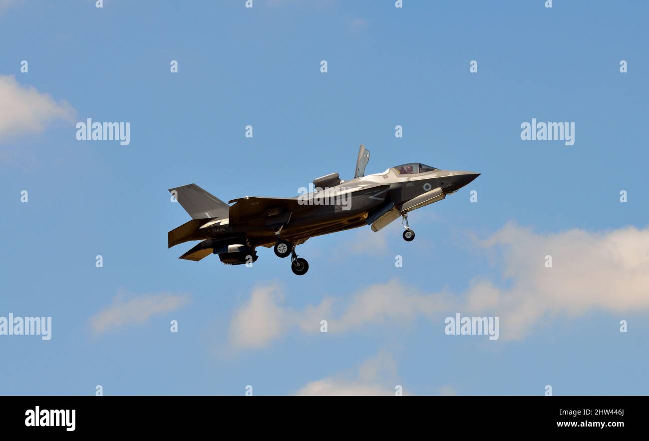 Lockheed Martin F-35B Lightning II Jagdflugzeug der Royal Air Force Stockfoto