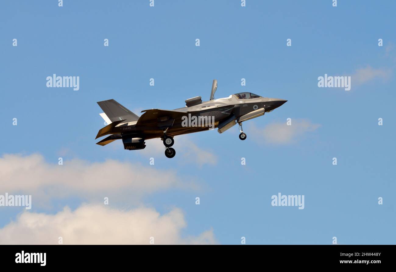 Lockheed Martin F-35B Lightning II Jagdflugzeug der Royal Air Force Stockfoto