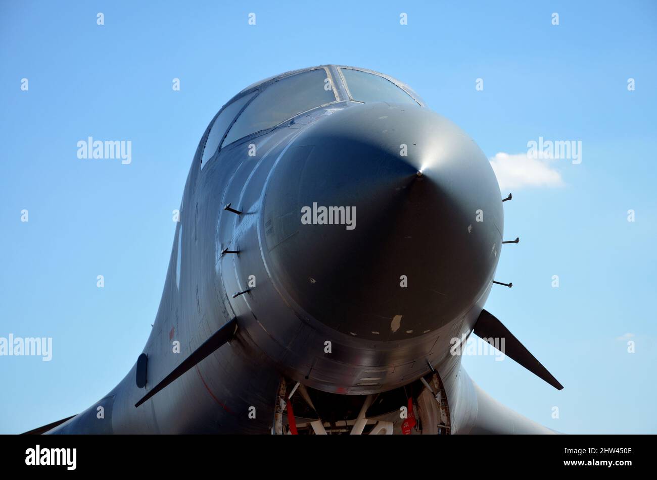 Rockwell B-1B Lancer Bomber der United States Air Force Stockfoto