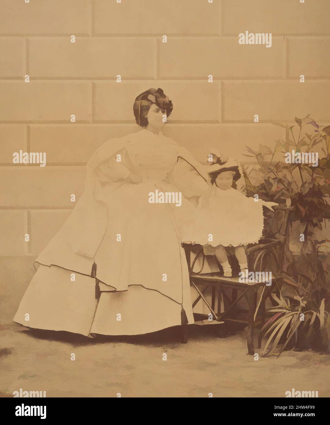 Kunst inspiriert von La Colombe et le Tigre, 1860s, Albumsilberdruck von Glasnegativ, 14,9 x 17,8 cm. (5 7/8 x 7 Zoll), Fotografien, Pierre-Louis Pierson (Französisch, 1822–1913, Klassische Werke, die von Artotop mit einem Schuss Moderne modernisiert wurden. Formen, Farbe und Wert, auffällige visuelle Wirkung auf Kunst. Emotionen durch Freiheit von Kunstwerken auf zeitgemäße Weise. Eine zeitlose Botschaft, die eine wild kreative neue Richtung verfolgt. Künstler, die sich dem digitalen Medium zuwenden und die Artotop NFT erschaffen Stockfoto