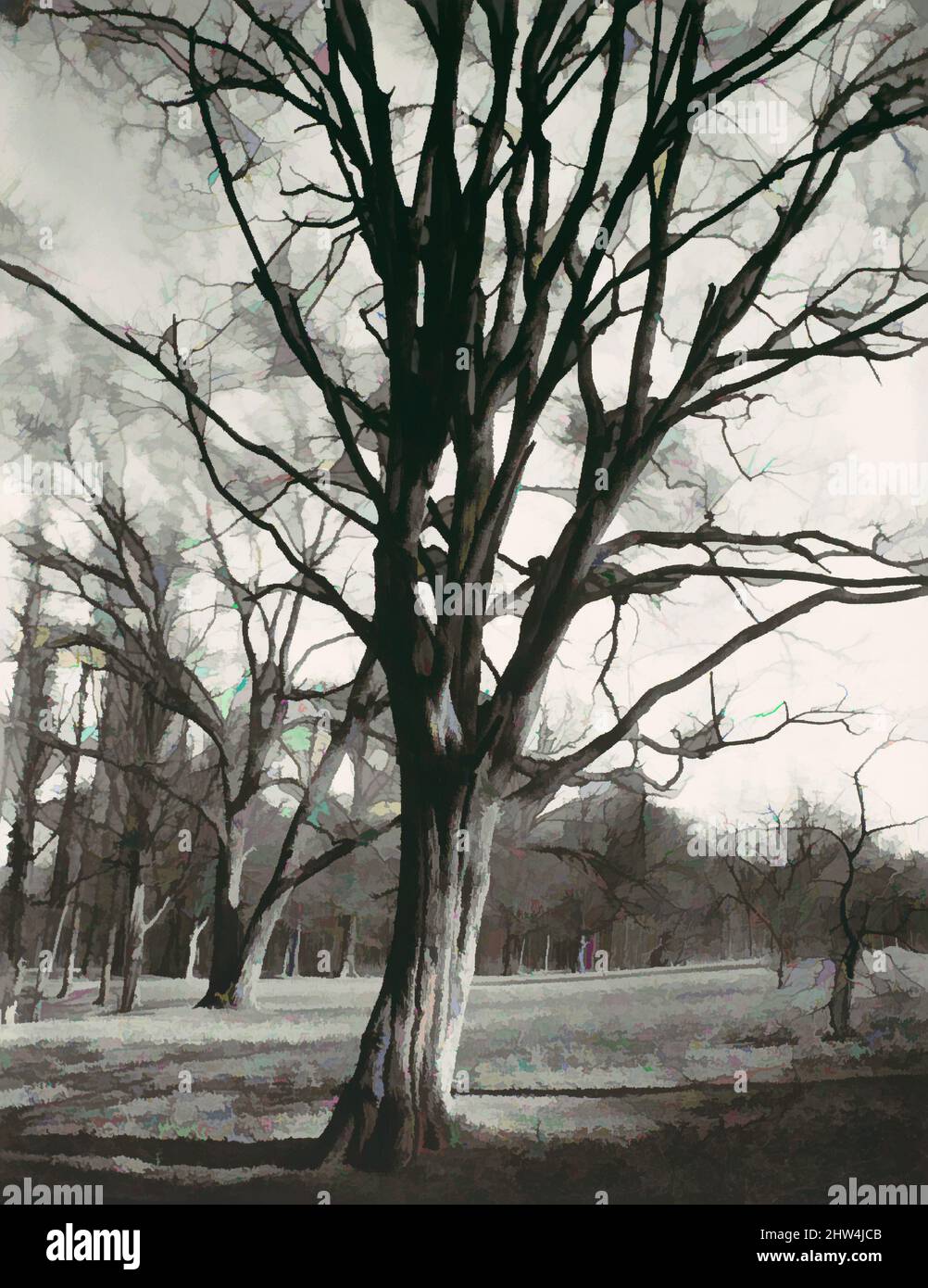 Kunst inspiriert von der Umgebung von Paris, 1920s, gedruckt 1956, Silbergelatin-Druck, Fotografien, Eugène Atget (Französisch, Libourne 1857–1927 Paris, Klassische Werke, die von Artotop mit einem Schuss Moderne modernisiert wurden. Formen, Farbe und Wert, auffällige visuelle Wirkung auf Kunst. Emotionen durch Freiheit von Kunstwerken auf zeitgemäße Weise. Eine zeitlose Botschaft, die eine wild kreative neue Richtung verfolgt. Künstler, die sich dem digitalen Medium zuwenden und die Artotop NFT erschaffen Stockfoto