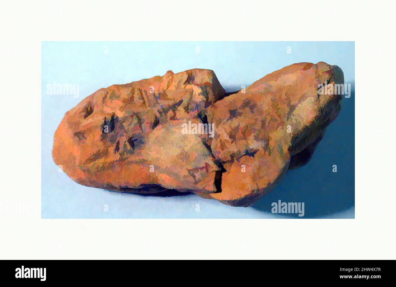Kunst inspiriert von Cuneiform Tablet: Fragment, Ebabbar-Archiv, Neo-Babylonian oder Achaemenid, ca. 7.–4.. Jahrhundert v. Chr., Mesopotamien, wahrscheinlich aus Sippar (modernes Tell Abu Habba), babylonisch oder Achaemenid, Ton, 0,67 x 0,79 x 1,57 Zoll (1,7 x 2,01 x 3,99 cm), Clay-Tablets-Inschrift, Classic Works modernisiert von Artotop mit einem Schuss Moderne. Formen, Farbe und Wert, auffällige visuelle Wirkung auf Kunst. Emotionen durch Freiheit von Kunstwerken auf zeitgemäße Weise. Eine zeitlose Botschaft, die eine wild kreative neue Richtung verfolgt. Künstler, die sich dem digitalen Medium zuwenden und die Artotop NFT erschaffen Stockfoto