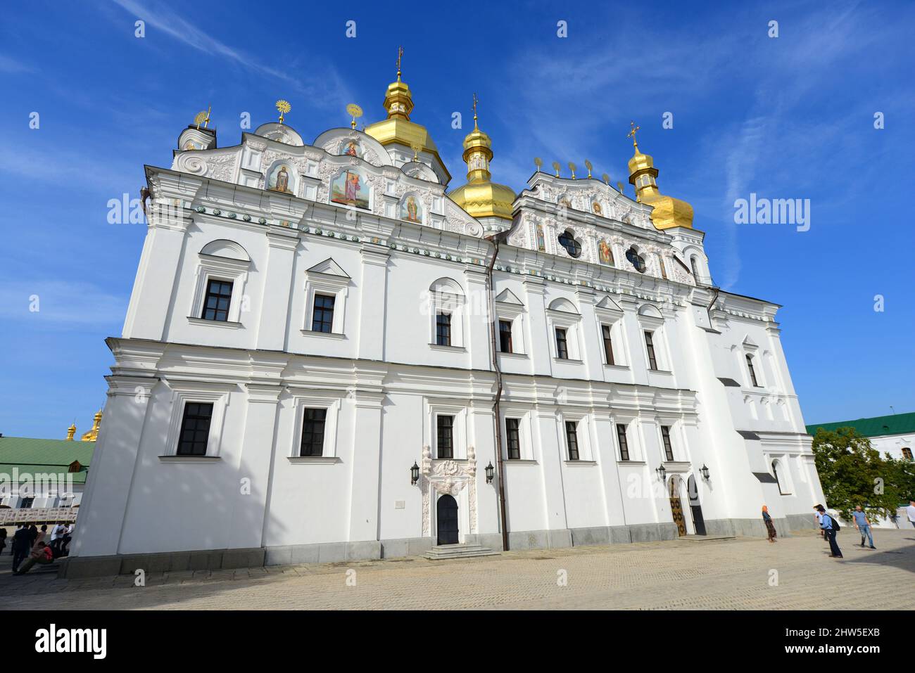 Kiewer Pechersk Lavra ist das wichtigste ostorthodoxe Kloster in der Ukraine. Stockfoto
