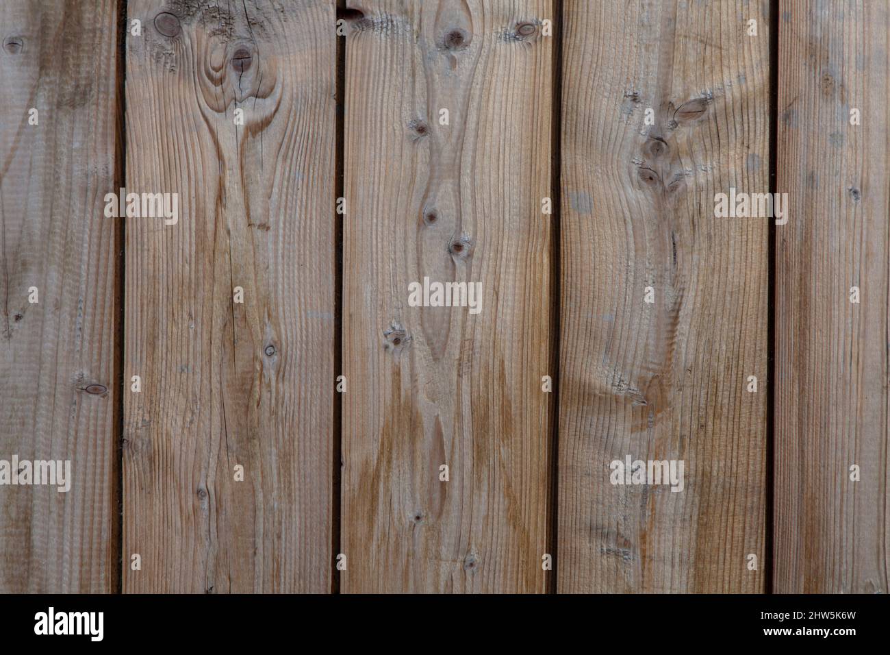 Holz Wandzaun Hellbraun Alte Grunge Verwittert Hintergrund Textur Stockfoto