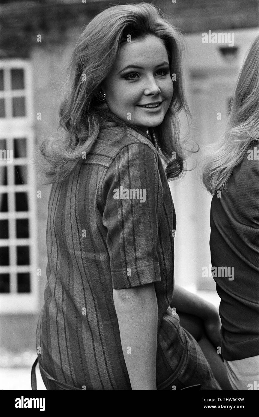 Schauspielerin Pippa Steel. 13. Mai 1967. Stockfoto