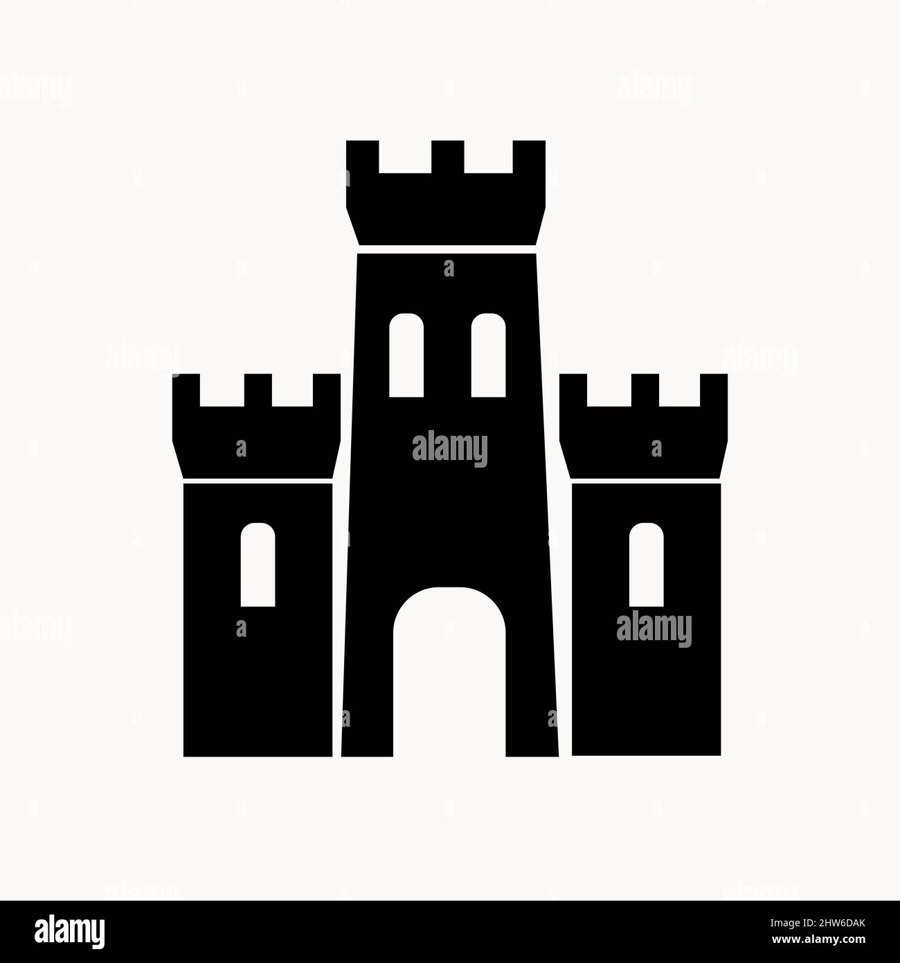 Abstraktes Vektor-Symbol auf der weißen, Illustration isoliert für Grafik-und Web-Design. Einfaches, flaches Symbol. Stock Vektor