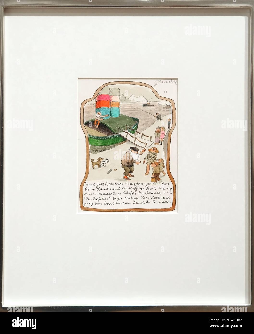 Schöne Kunstsammlung des MKG Museum für Kunst und Gewerbe in Hamburg - Janosch Stockfoto