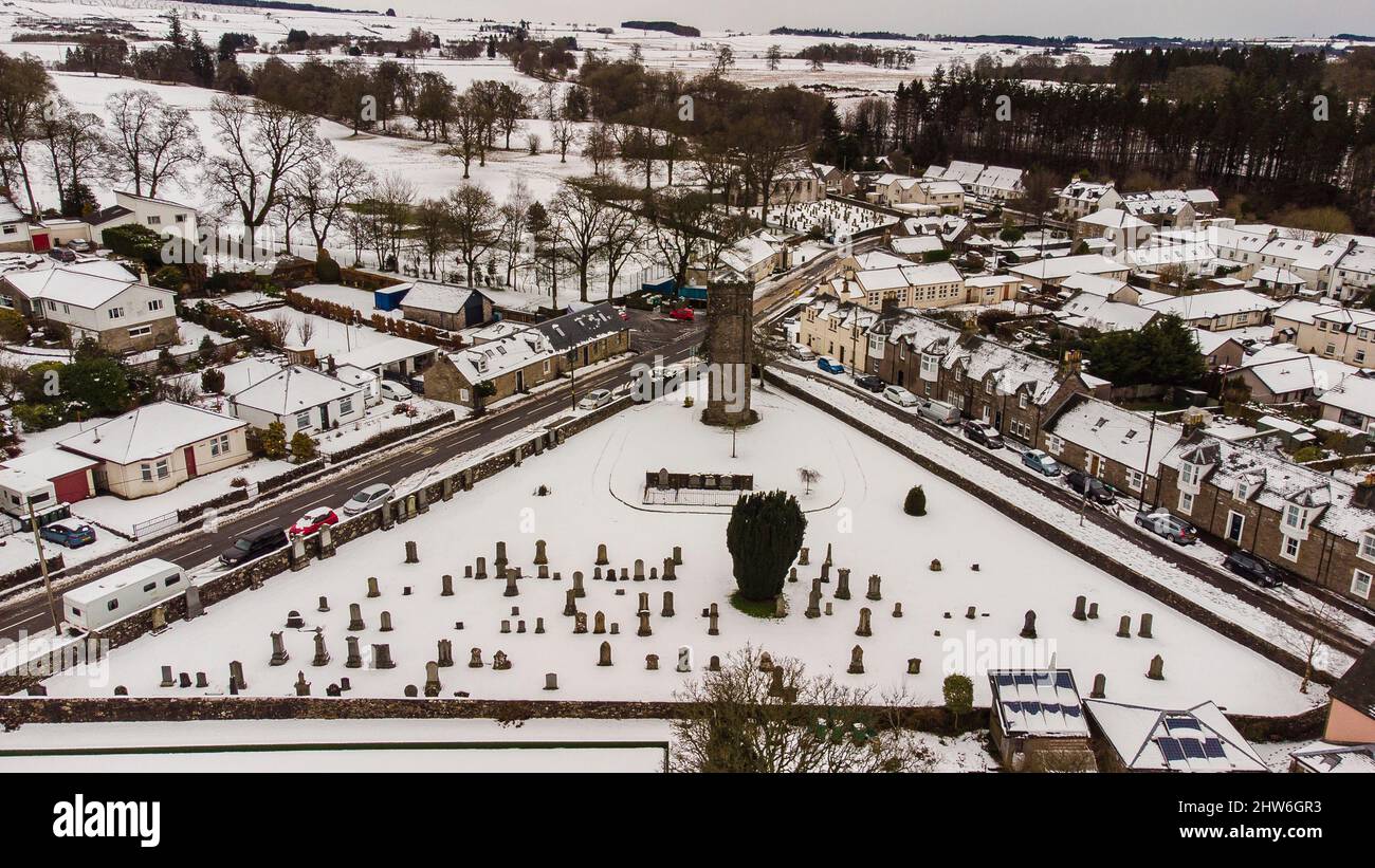 Braco in Perth und Kinross ist ein White Out, wie man es in