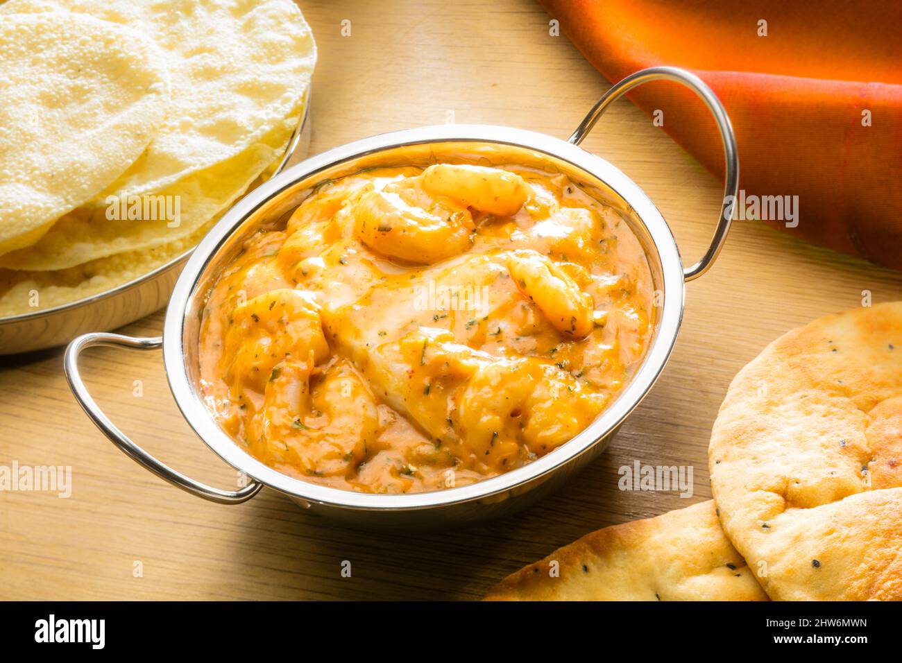 Balti Fish Curry Stockfoto